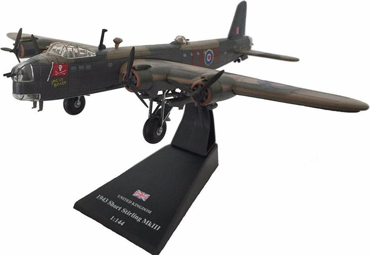 Short Stirling Mk Iii - miniatuur vliegtuig  1:144