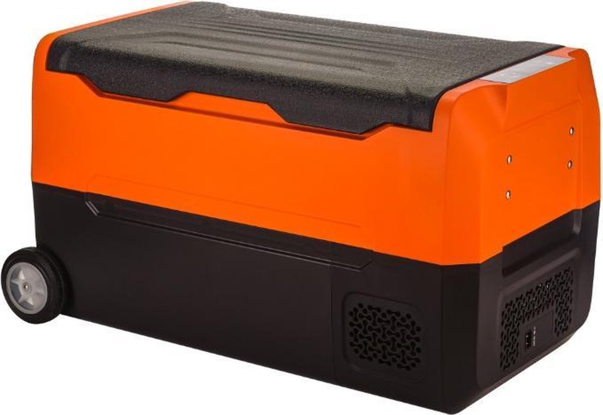 EURGEEN® EA40 - GROTE KOELBOX - KOELEN & VRIEZEN - 40 LITER - MET WIELTJES - AUTO