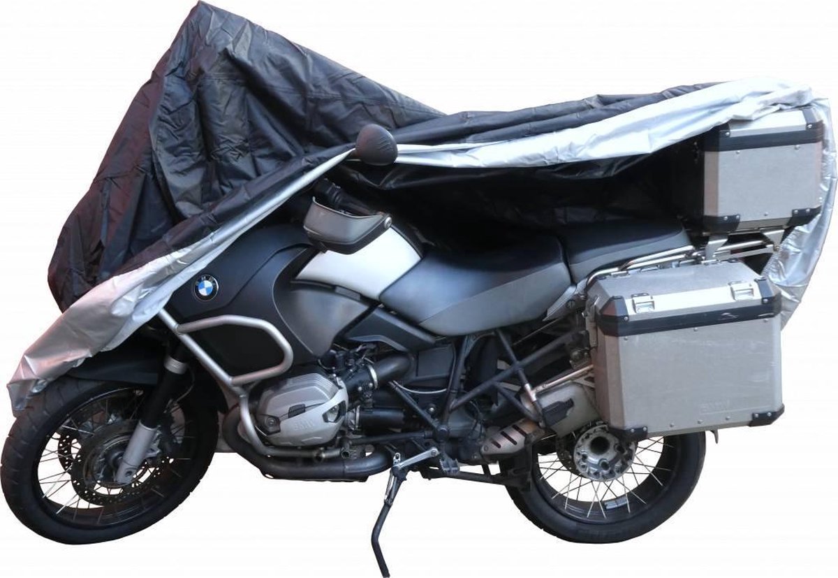 Motorhoes Afdekzeil Luxe PVC - Afmeting: 245 x 48 x 145 cm (LxBxH)