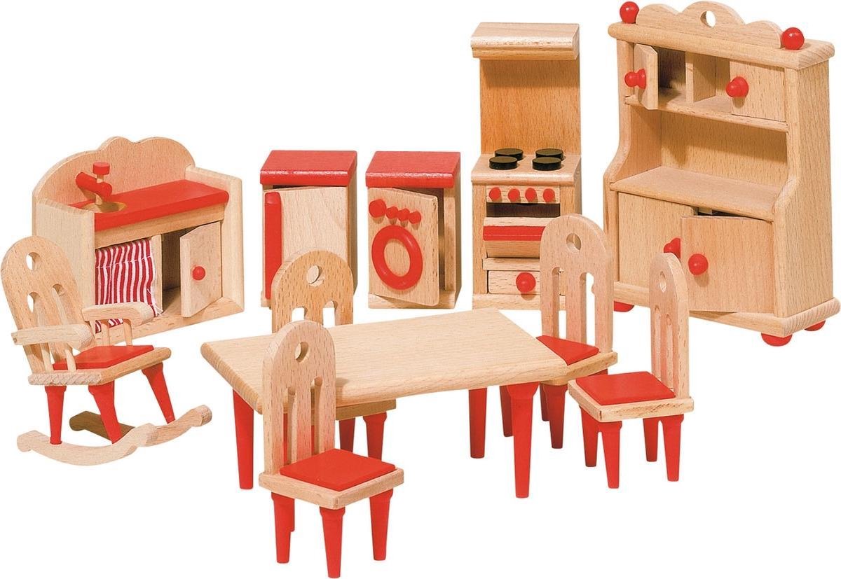Poppenhuismeubeltjes serie 2: KEUKEN 11-delig