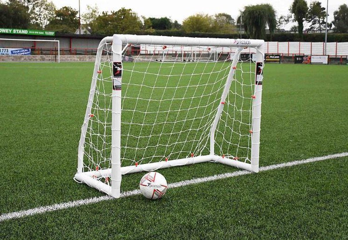 Precision Voetbaldoel Match 152 X 122 Cm Wit 5-delig