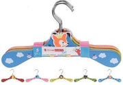 Relaxwonen - Kinderkledinghanger - Kledinghanger - Kinderen - Hout - Verschillende Kleuren - 5 Hangers - 28x16 cm