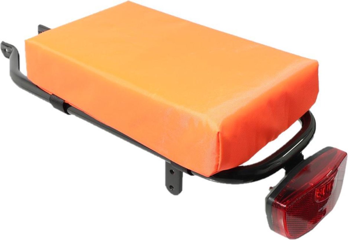 Hooodie Cushie enZo Petit Bagagedrager Kussen - Oranje