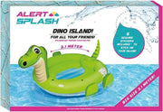 Alert Splash opblaasbaar dino eiland 310x270x175 cm
