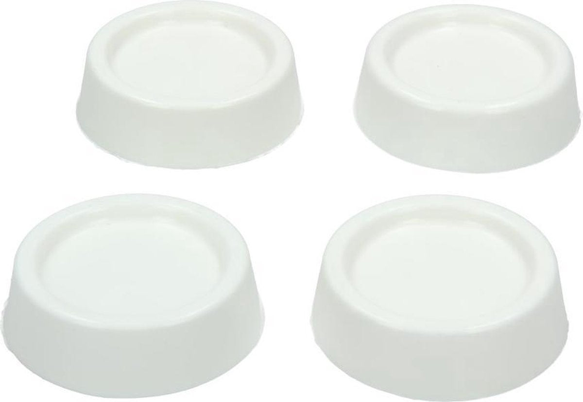 Trillingsdemper voor Wasmachine Wit - 4 stuks