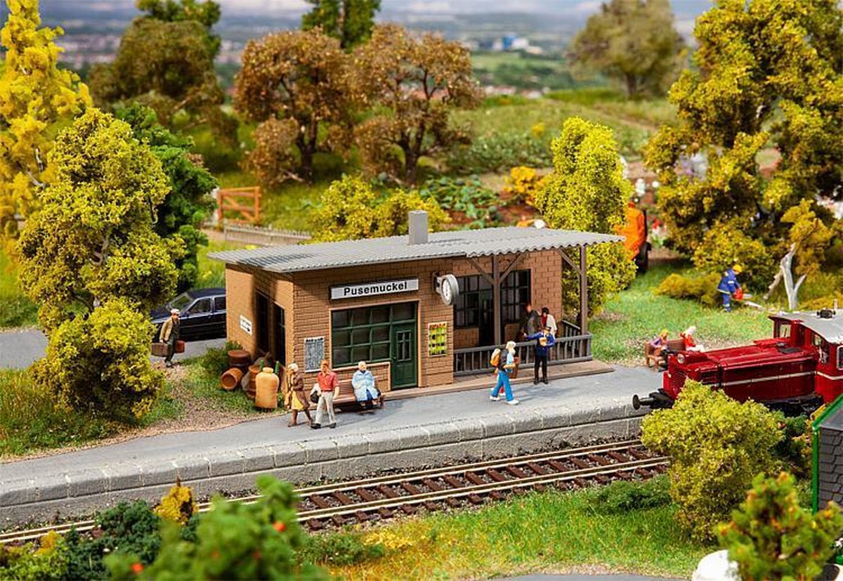 Faller - Pusemuckel Wayside station - FA110204 - modelbouwsets