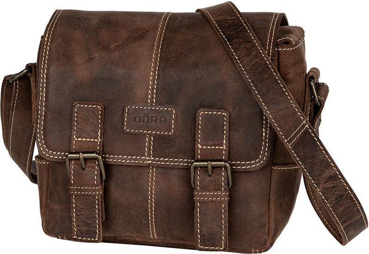 Dörr Kapstadt Leather Photo Bag Small Vintage Brown