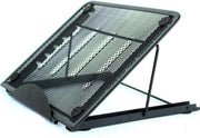 Laptop Standaard - Laptop Houder - Laptop Tafel - Ergonomisch Verstelbaar Notebook - Laptop Steun - Cooling Pad - Zwart