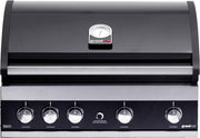 Grandhall Maxim G4 Built in Gasbarbecue - 5 branders - Zwart
