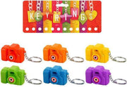 12 stuks foto camera viewer aan sleutelhanger - uitdeelcadeautjes