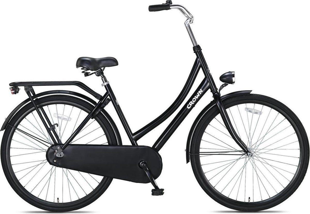 Crown Moscow Omafiets 28 inch 53cm Zwart
