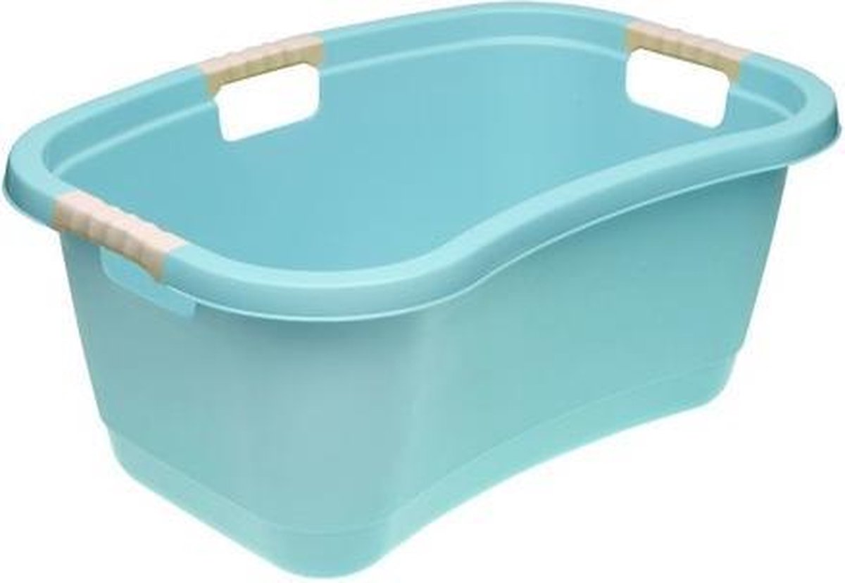 WASMAND ERGO GESLOTEN 65X45X28 - 50 L JANNE AQUA BLUE  KEEEPER 10783