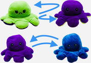 octopus knuffel mood 2 stuks  octopus mood octopus knuffel omkeerbaar
