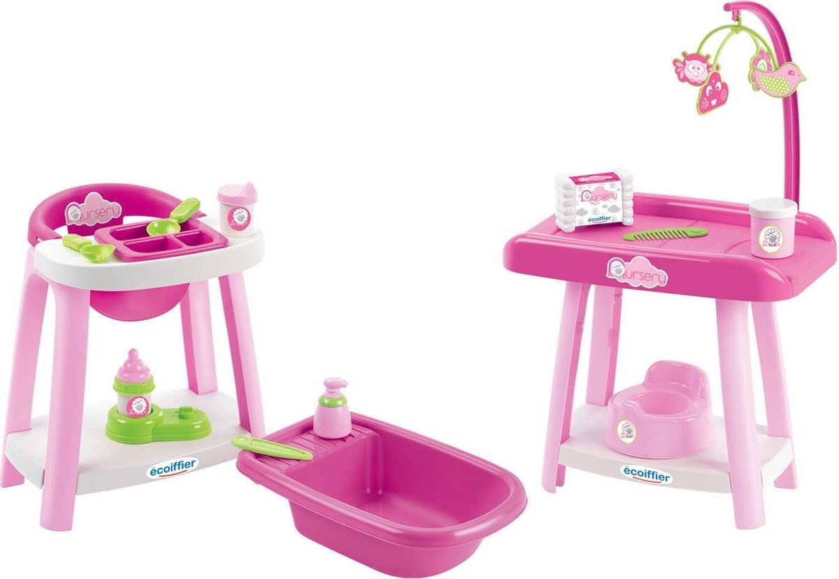écoiffier 3-in-1 Babyverzorgingsset