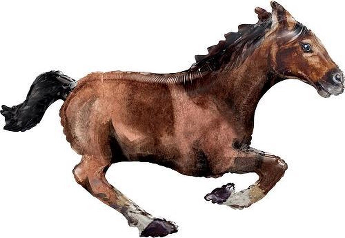 Folieballon supershape galloperend paard