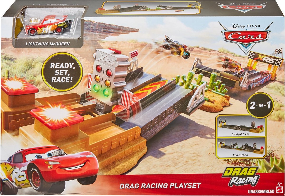Cars XRS Drag Racing Track Set - Racebaan