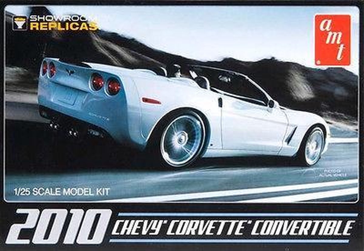 AMT Chevrolet Corvette Convertible 2010 modelbouw pakket