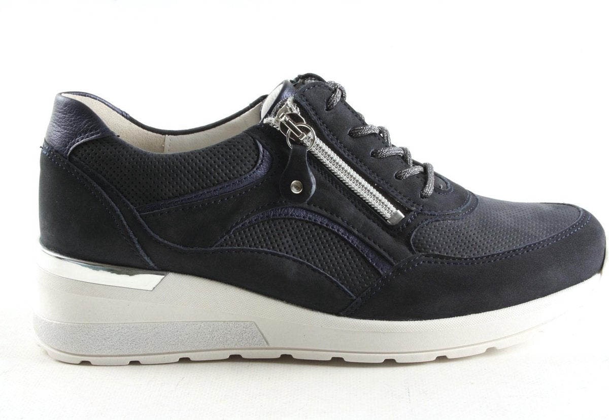 Waldlaufer 939011 H - Volwassenen Lage sneakers - Kleur: Blauw - Maat: 37.5