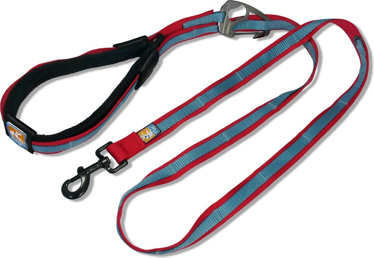 Kurgo - Quantum Leash - Red/Blue
