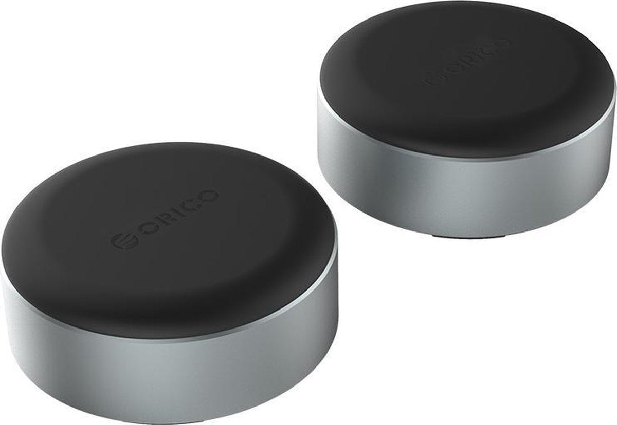Orico - Aluminium Laptophouders / Laptopverhoger - Betere kijkhoek - Goede warmteafvoer - Zwart/Zilver