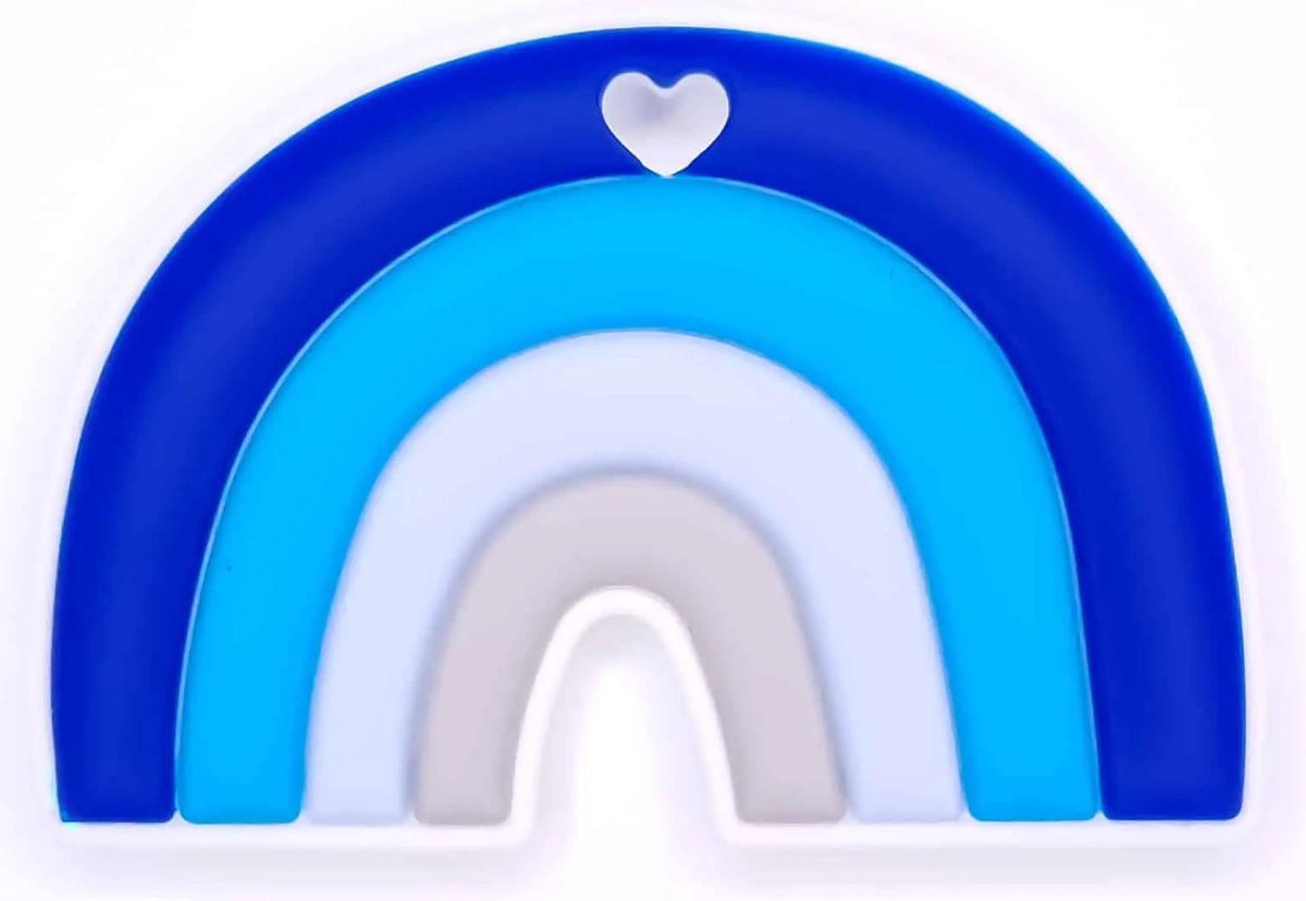 Bijtspeelgoed regenboog | bijtring baby | bijtring baby siliconen | regenboog | bijtring voor doorkomende tandjes | BPA vrij | bijtspeeltje