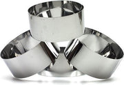 Taartring 7.5 x 4.5 cm set/4