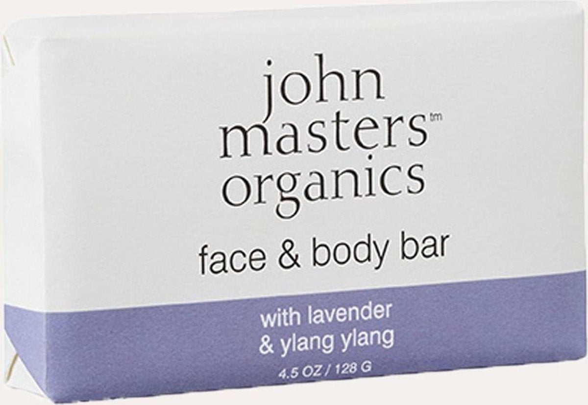 John Masters Organics - Face & Body Bar w. Lavender & Ylang Ylang 128 g