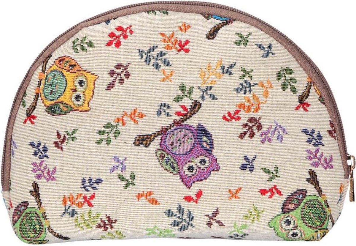 Make-up tas - Uil - groot - Gobelin