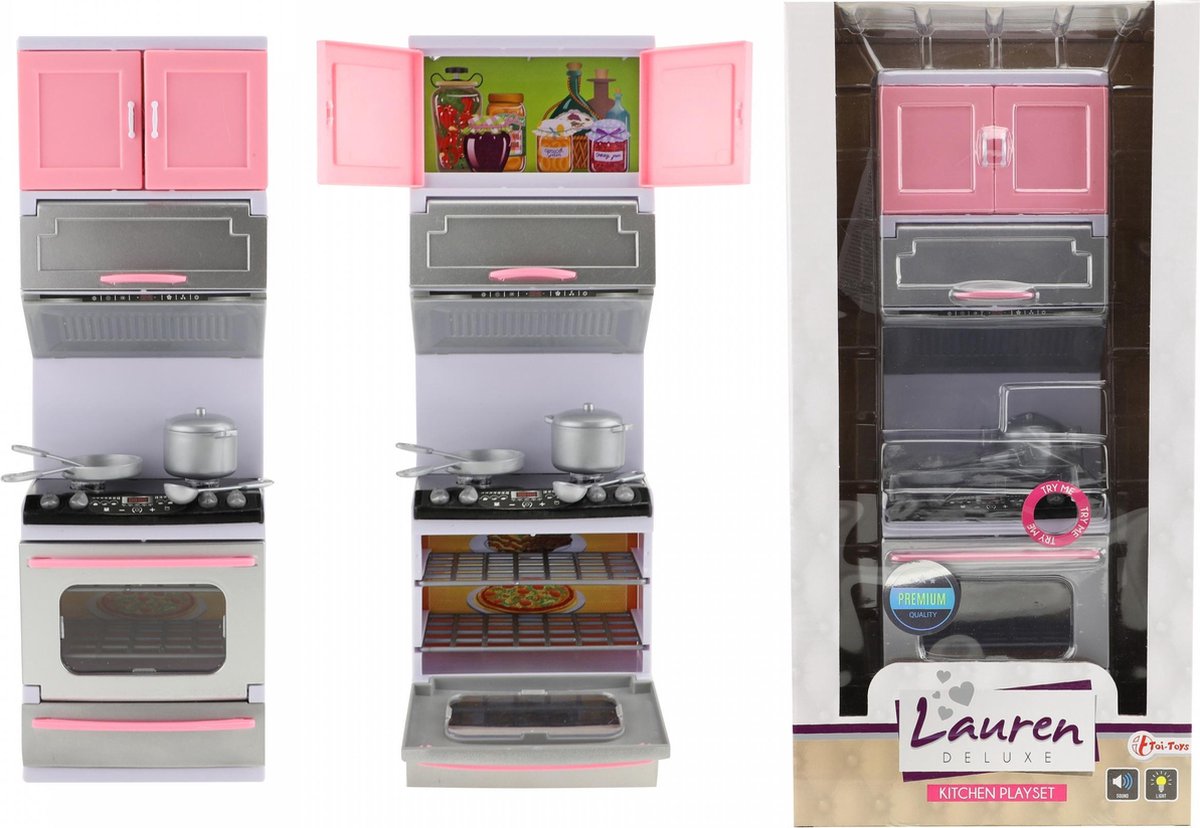 Toi-toys Keuken Met Oven Voor Pop Met Licht En Geluid