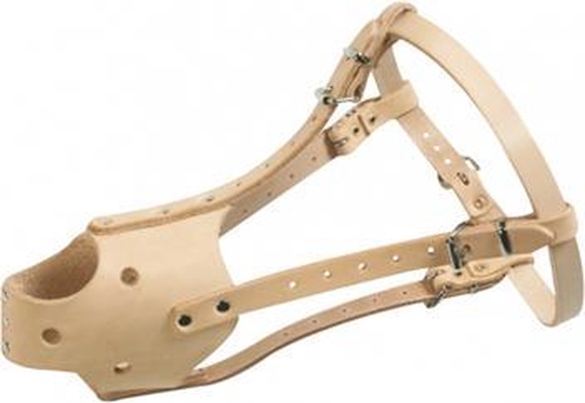 Muzzle closed 22cm brown