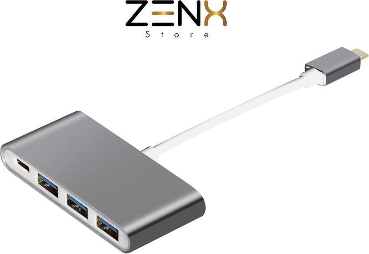 Usb 3.0 hub 6 in 1 10X 8K/ 4K Razend Snel!! Bij ZenXstore™ Universele USB-C Adapter (USB-Hub) met 3.0 USB