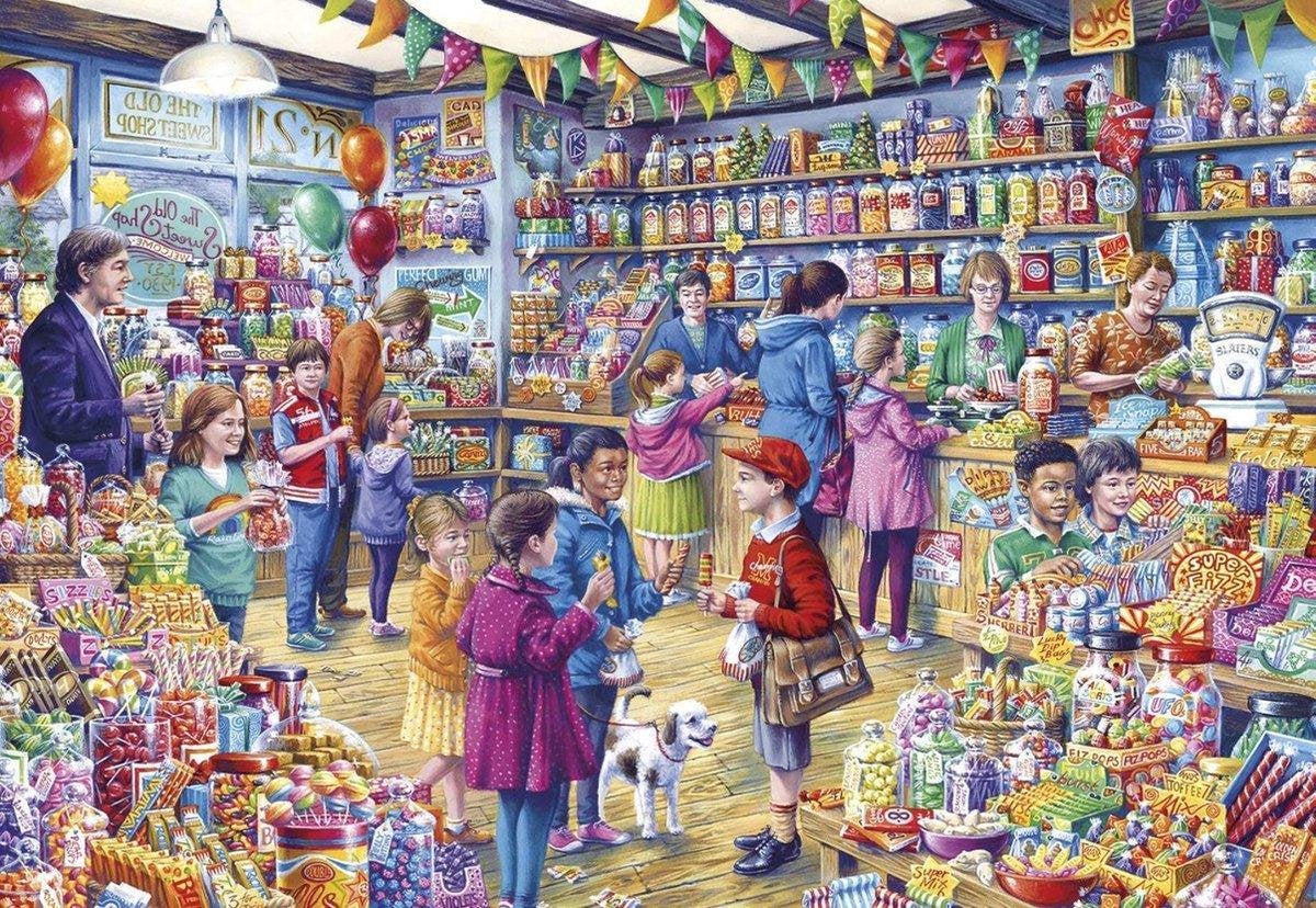 Gibsons puzzel The Old Sweet Shop - 1000 stukjes