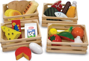 Melissa & Doug - Houten Voedsel Kist