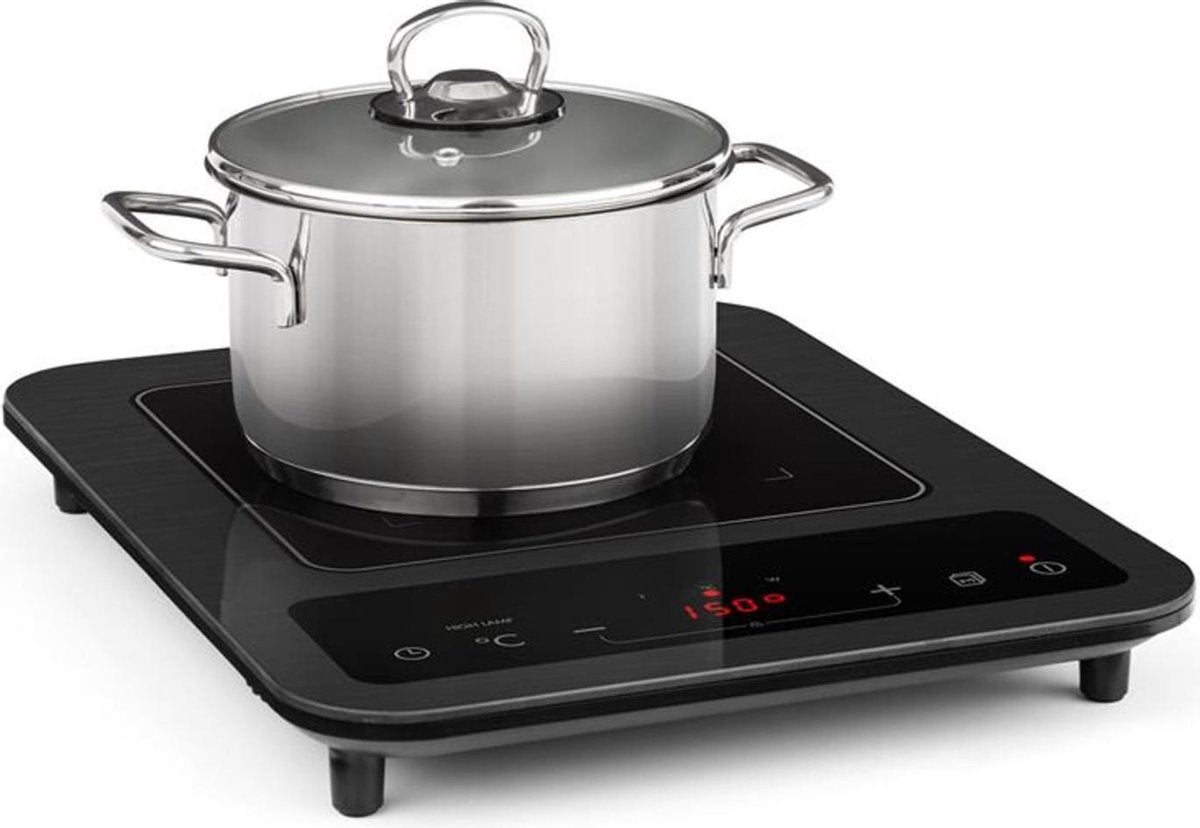 SlimChef inductiekookplaat 1800W 3u-timer 10 standen zwart