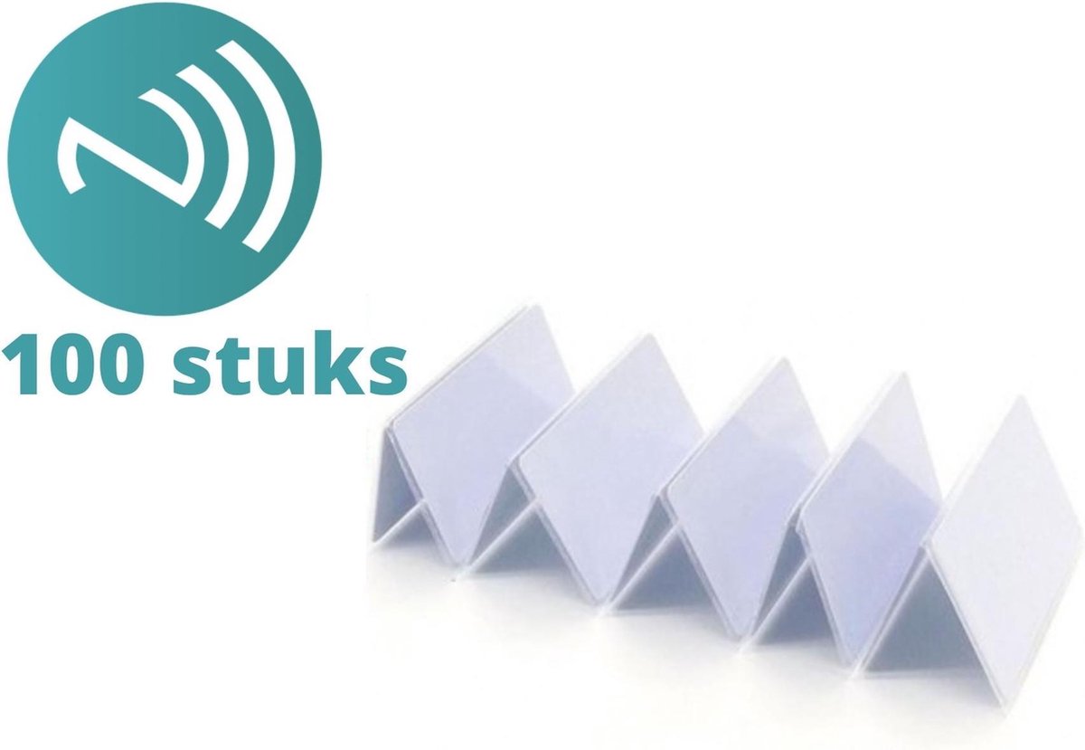 NTAG216 NFC Tags cards - 100 STUKS  - RFID - iPhone & Android - NFC cards - NFC kaarten - NFC chip - NTAG216 - RFID Tag - NFC 216 - NFC Tag