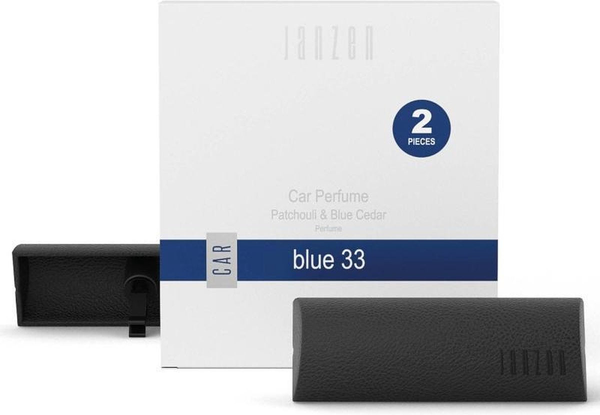 Janzen Car Perfume Blue 33 - autoparfum - 2 stuks