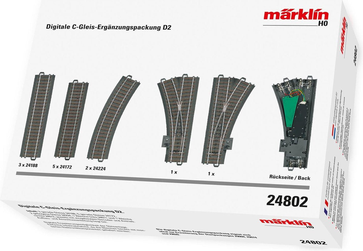 Märklin Uitbreidingspakket D2 voor digitale C-rails