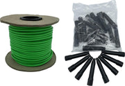 Lang Springtouw - op Rol 50 meter - incl 24 Handvatten - GROEN