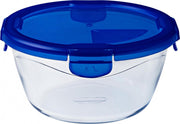 Pyrex Cook & Go Schaal Rond - Inclusief Deksel - Borosilicaatglas - 1