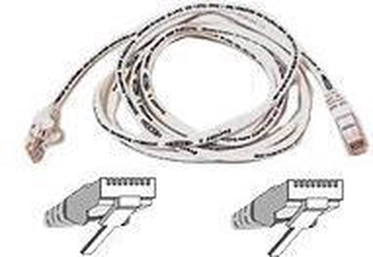 Belkin A3L980B05M-WHTS - Netwerkkabel - RJ45 - 5 m - Wit