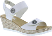 Rieker - Dames schoenen - 619B9-80 - wit - maat 41