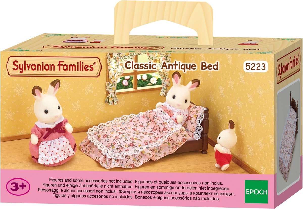 Sylvanian Families5223-Klassiek Antiek Bed   - Speelfigurenset