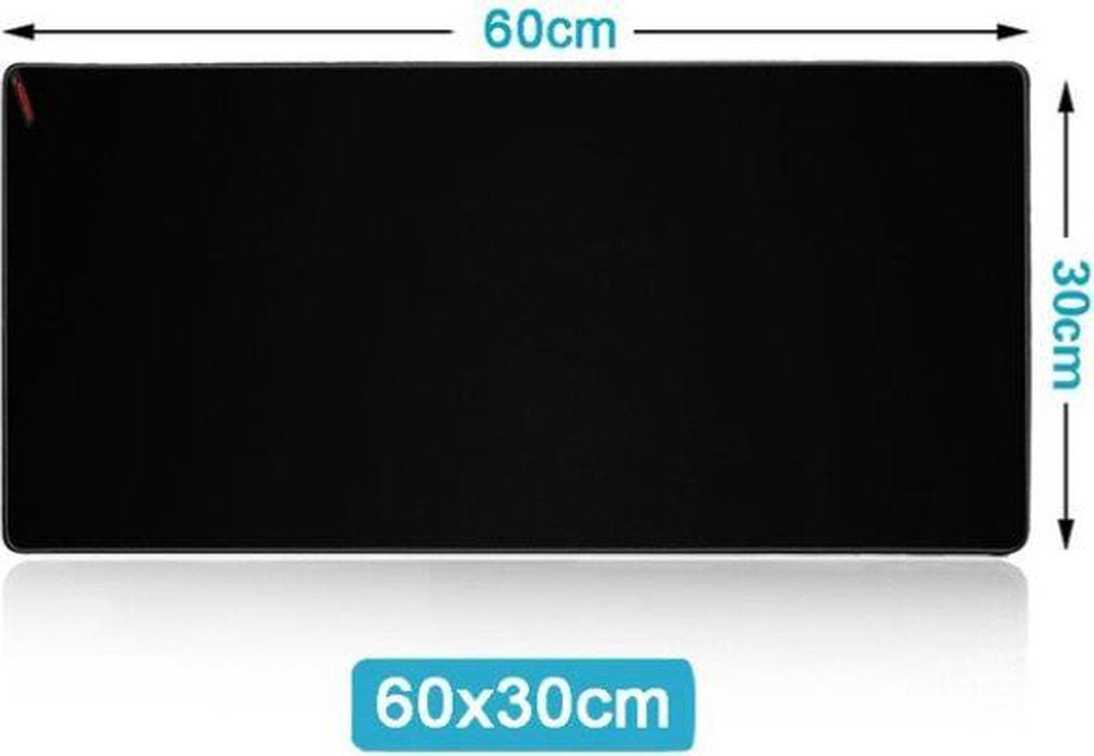 WiseGoods - Antislip Muismat - Gaming Mouse Pad - Waterproof - Zwart - 60x30 cm - XL / XXL