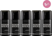 5X Redken Brews Work Hard Molding Paste 100ml