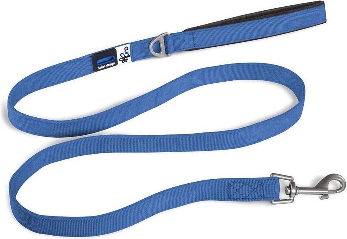 Curli Hondenlijn Basic Leash 140 X 2 Cm Nylon Blauw