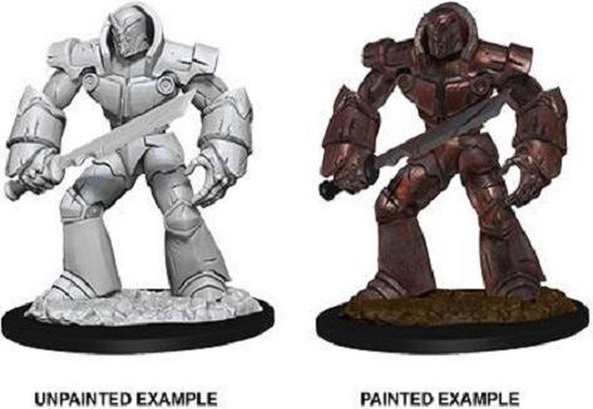 Dungeons and Dragons Miniatures - Nolzur's Marvelous - Iron Golem - Miniatuur - Ongeverfd