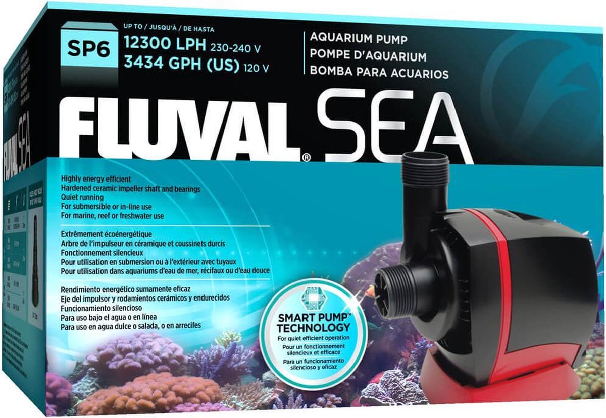 Fluval SP6  Sea / zoetwater Aquarium pomp