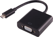 Mobigear USB-C naar VGA Adapter Zwart 10CM