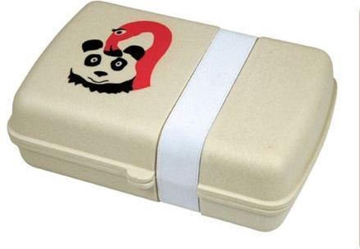 Zuperzozial Bamboe Lunchbox - Flamingo