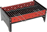 Camp-gear Barbecue - Compact - Houtskool - Zwart/rood